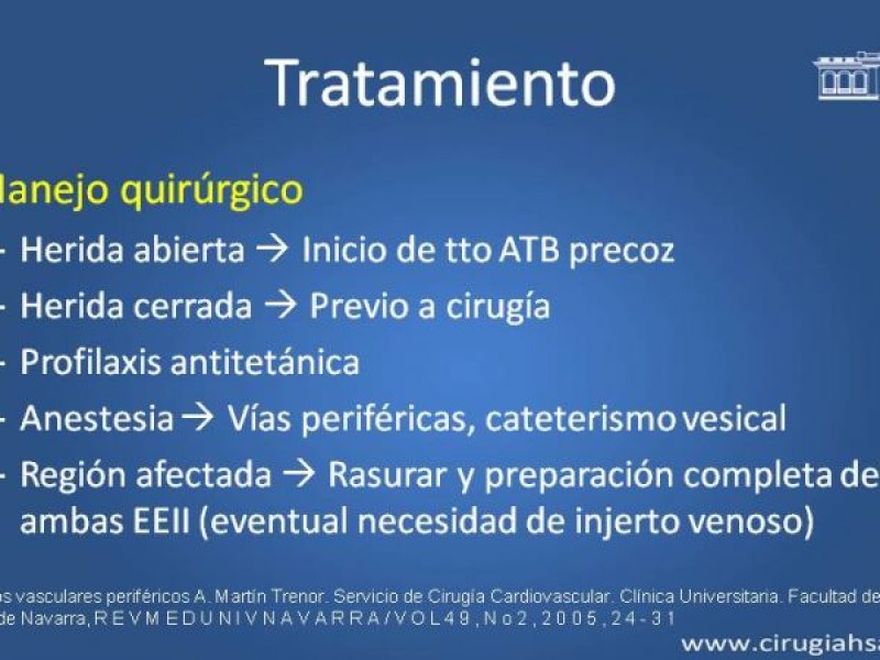 Diapositiva 24 de Trauma Vascular: Extremidades inferiores