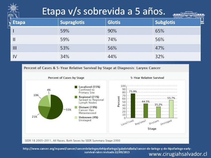 Diapositiva 10 de Cáncer de Laringe