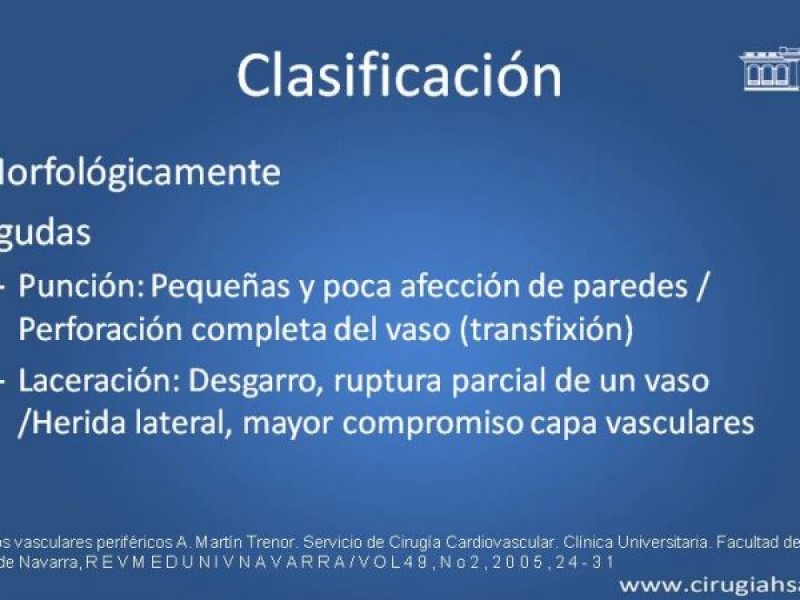Diapositiva 5 de Trauma Vascular: Extremidades inferiores
