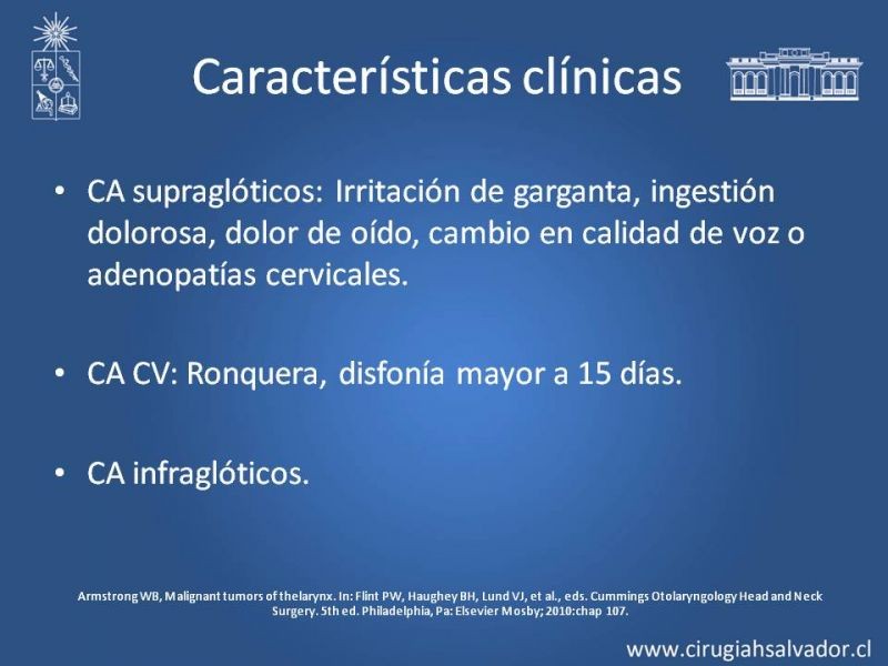 Diapositiva 5 de Cáncer de Laringe