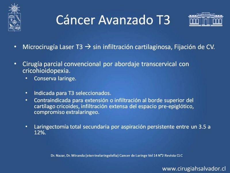 Diapositiva 18 de Cáncer de Laringe