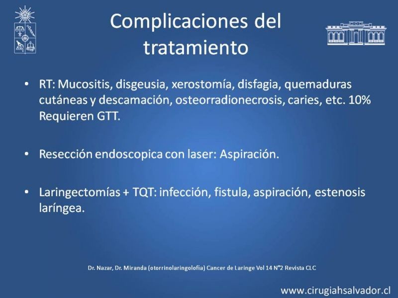 Diapositiva 21 de Cáncer de Laringe