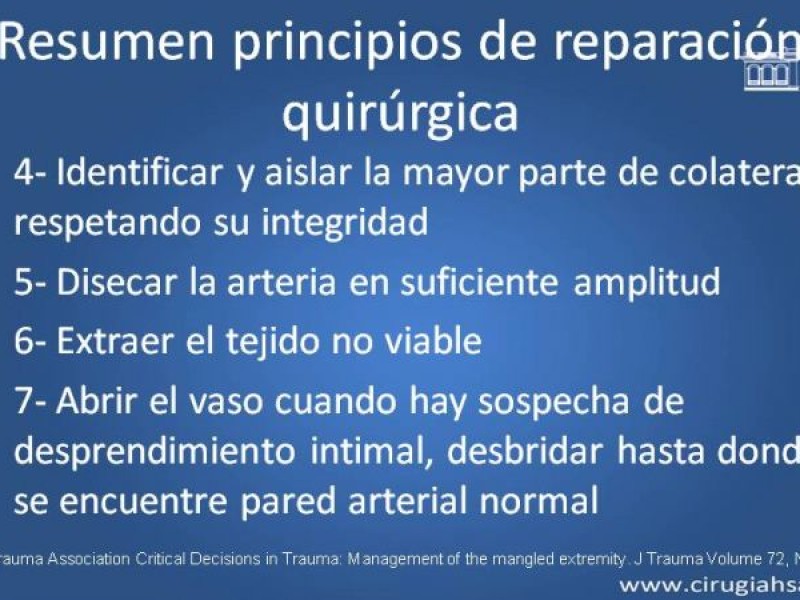 Diapositiva 41 de Trauma Vascular: Extremidades inferiores