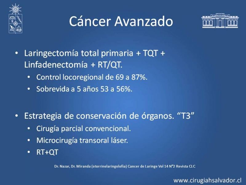 Diapositiva 17 de Cáncer de Laringe