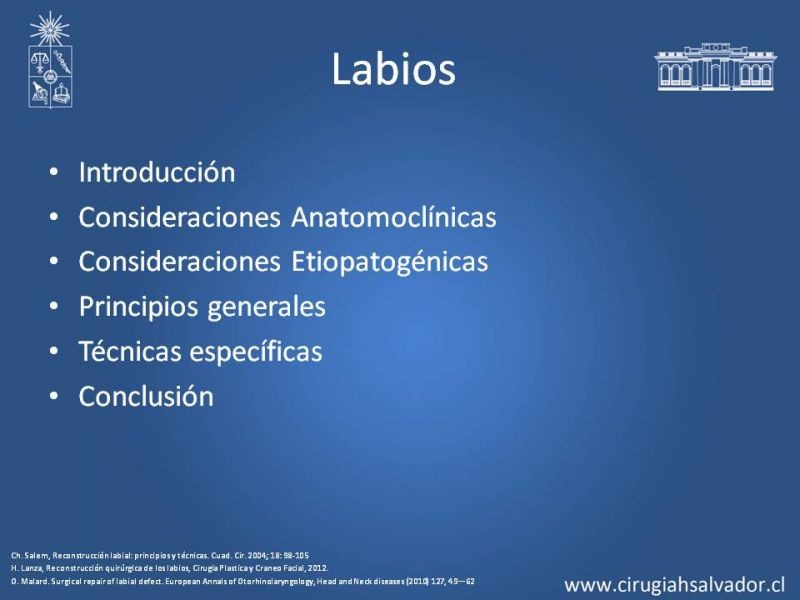 Diapositiva 1 de Reconstrucción peribucal