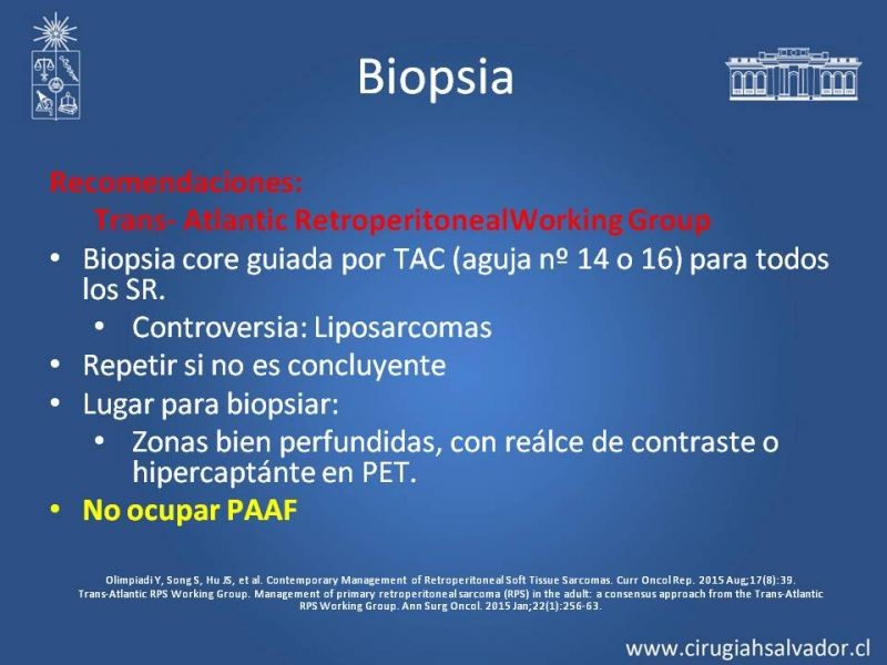 Diapositiva 20 de Tumor Retroperitoneal: Estudio y manejo