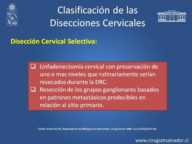 Diapositiva 42 de Técnica quirúrgica en disección cervical radical modificada