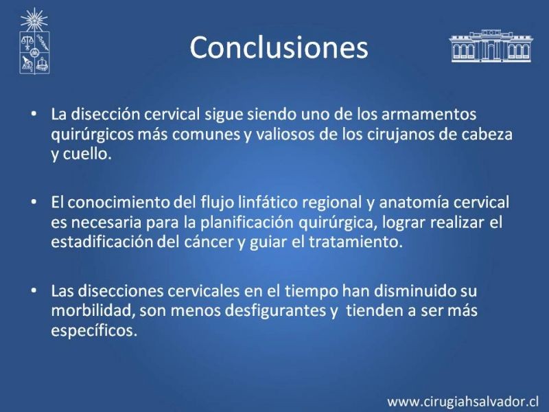 Diapositiva 59 de Técnica quirúrgica en disección cervical radical modificada