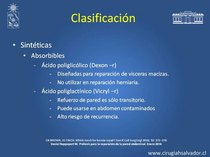 Diapositiva 12 de Mallas: Uso en Hernias Abdominales