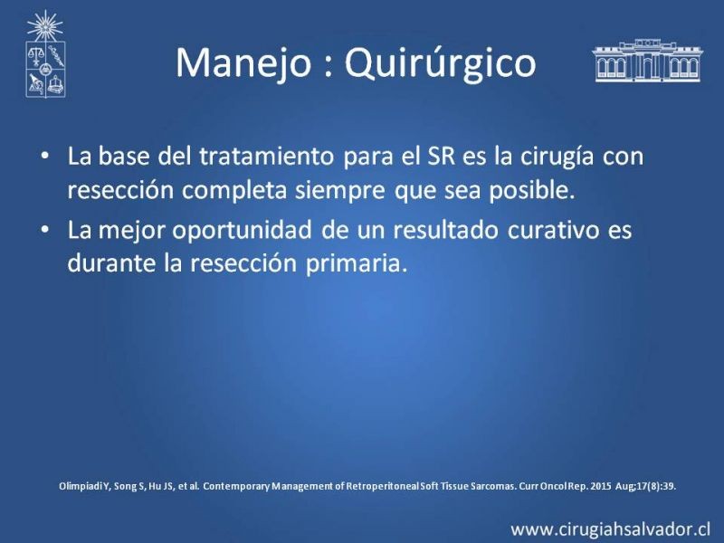 Diapositiva 41 de Tumor Retroperitoneal: Estudio y manejo