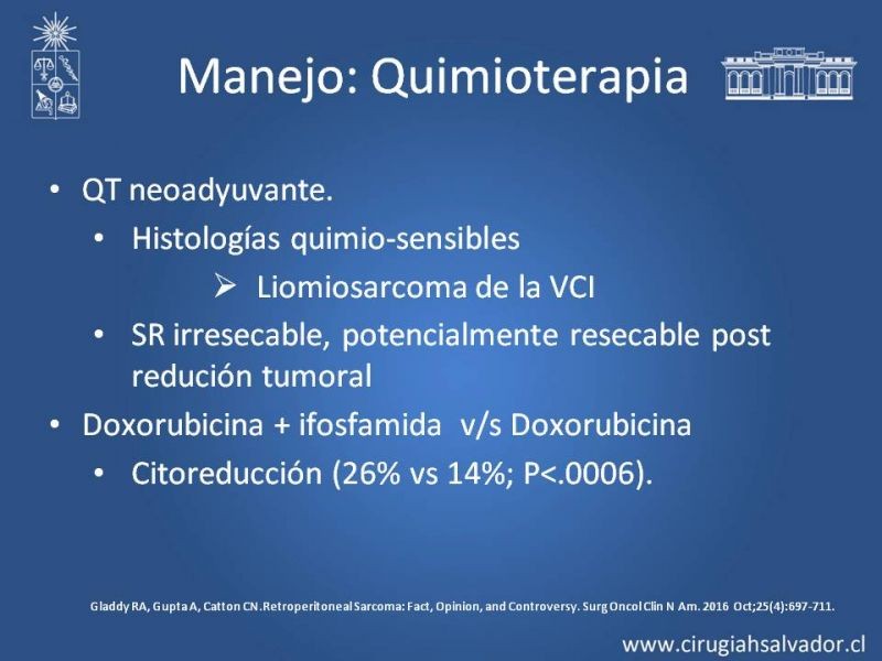 Diapositiva 51 de Tumor Retroperitoneal: Estudio y manejo
