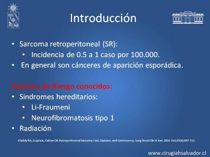 Diapositiva 3 de Tumor Retroperitoneal: Estudio y manejo