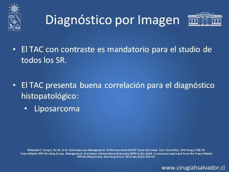 Diapositiva 12 de Tumor Retroperitoneal: Estudio y manejo
