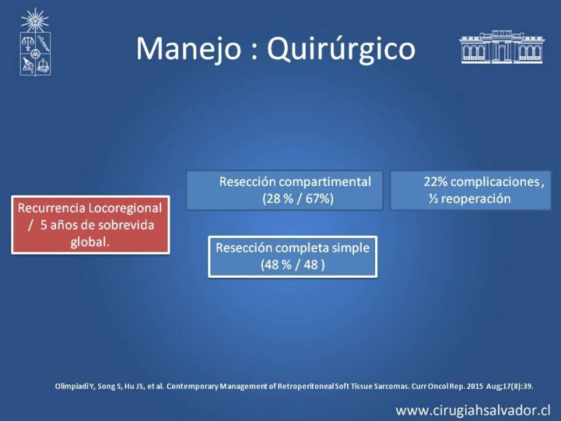 Diapositiva 44 de Tumor Retroperitoneal: Estudio y manejo