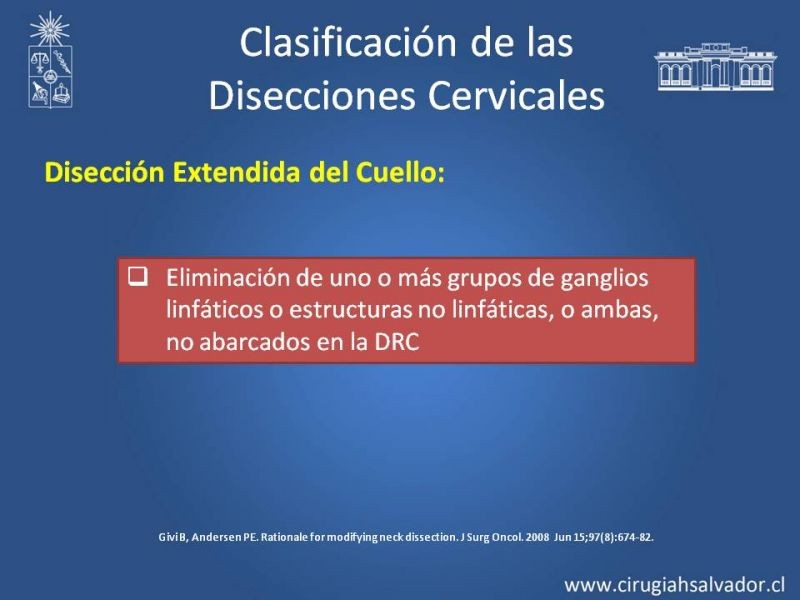 Diapositiva 44 de Técnica quirúrgica en disección cervical radical modificada