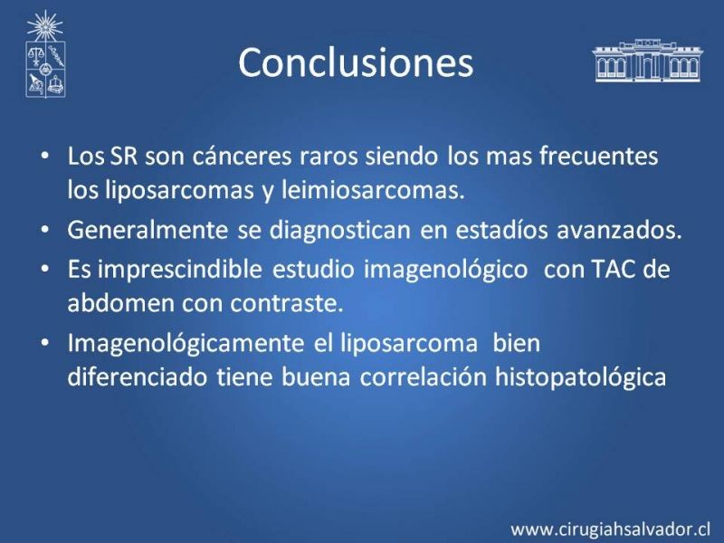 Diapositiva 54 de Tumor Retroperitoneal: Estudio y manejo