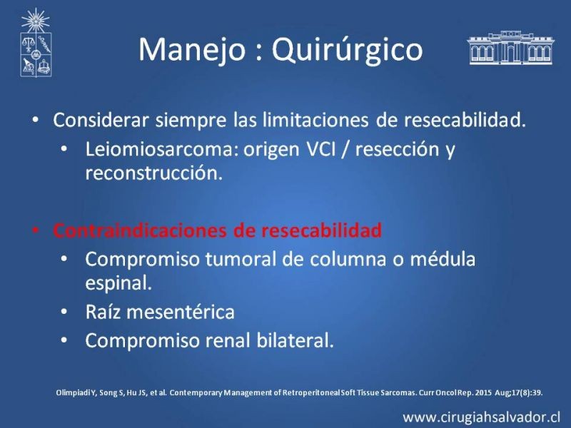 Diapositiva 45 de Tumor Retroperitoneal: Estudio y manejo