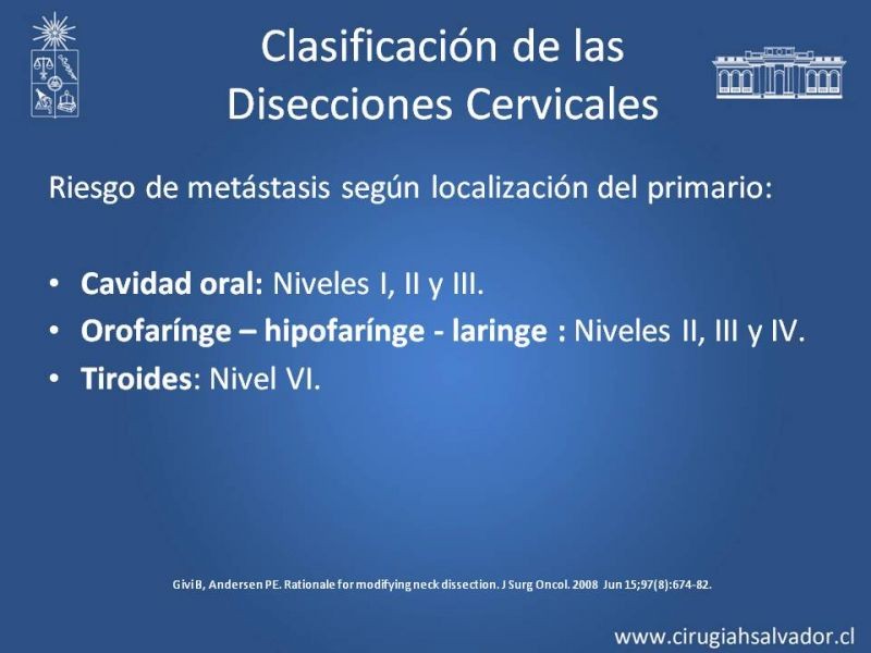 Diapositiva 43 de Técnica quirúrgica en disección cervical radical modificada