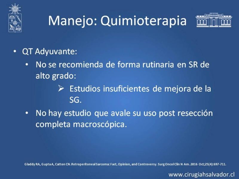 Diapositiva 52 de Tumor Retroperitoneal: Estudio y manejo