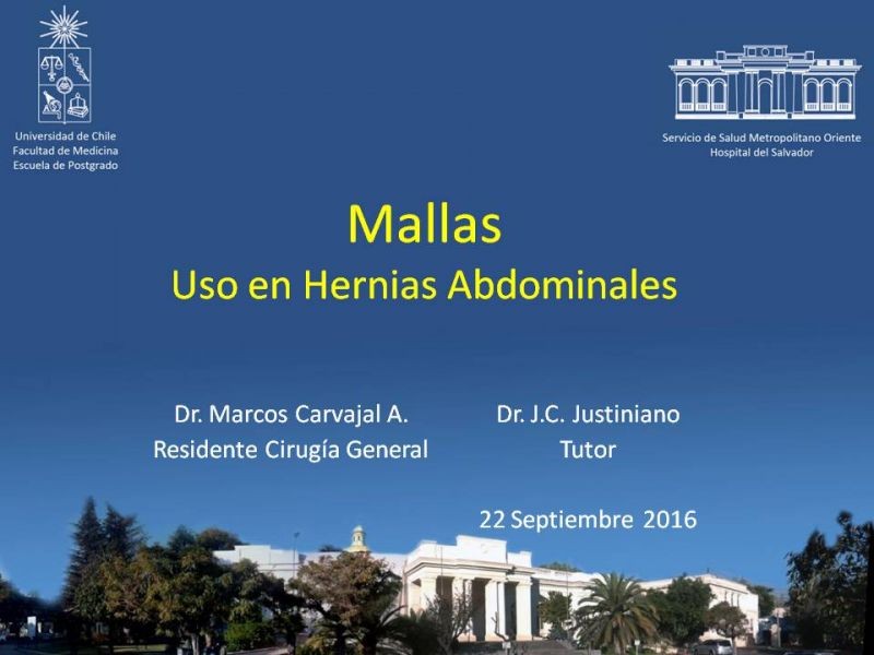 Diapositiva 29 de Mallas: Uso en Hernias Abdominales
