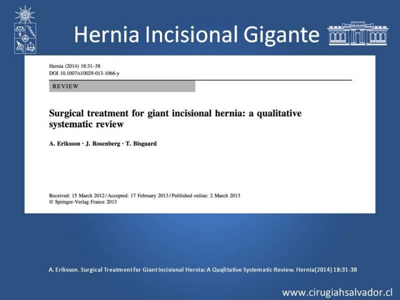 Diapositiva 35 de Hernias Ventrales / Incisionales y Obesidad