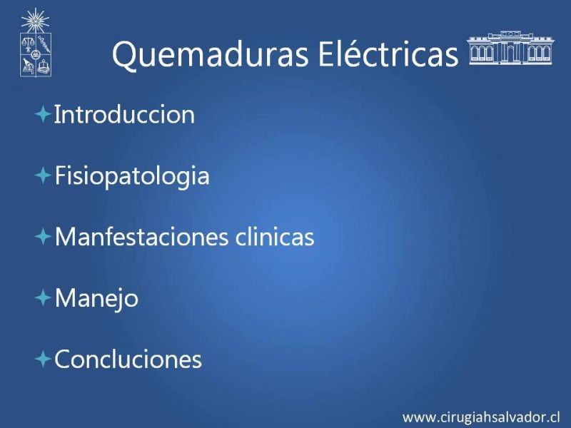 Diapositiva 1 de Quemaduras Eléctricas