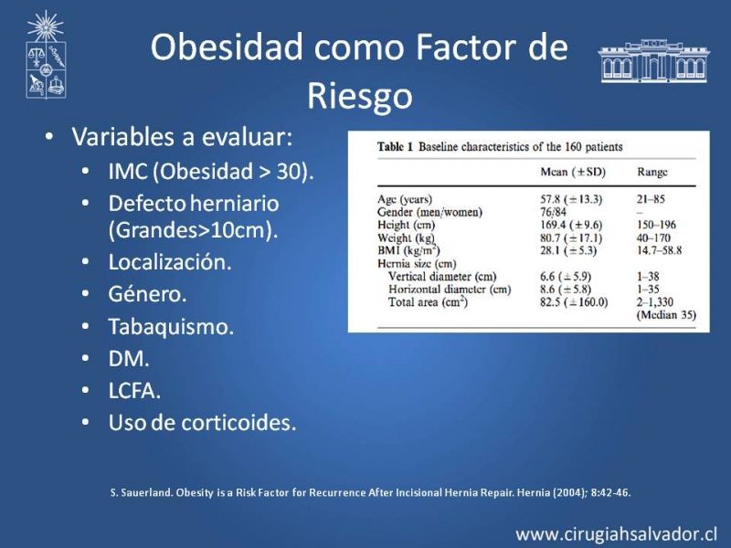 Diapositiva 17 de Hernias Ventrales / Incisionales y Obesidad