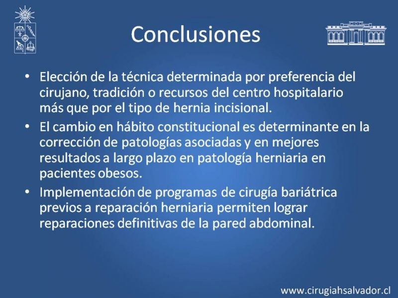 Diapositiva 44 de Hernias Ventrales / Incisionales y Obesidad