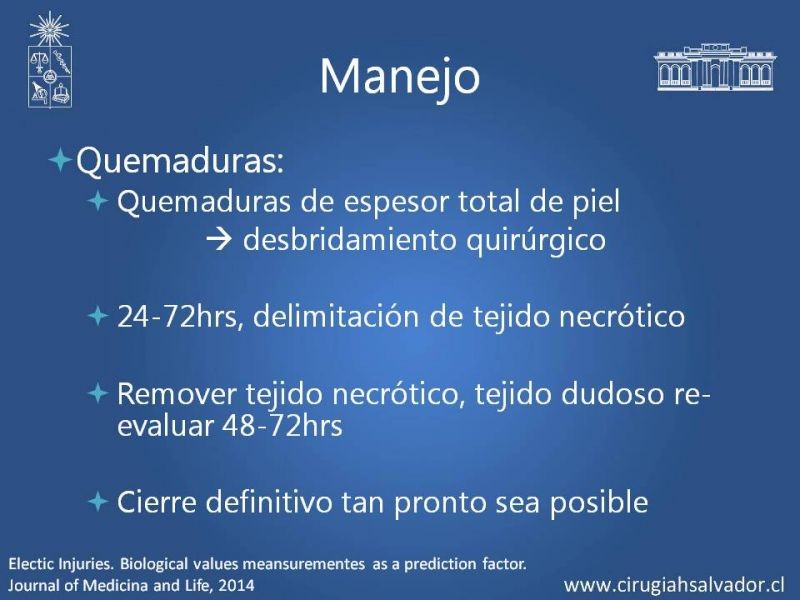 Diapositiva 24 de Quemaduras Eléctricas