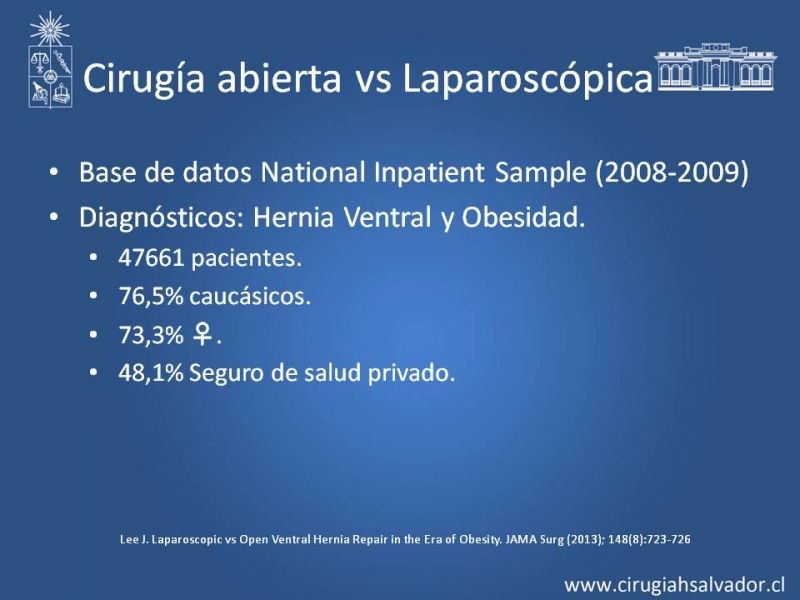 Diapositiva 27 de Hernias Ventrales / Incisionales y Obesidad
