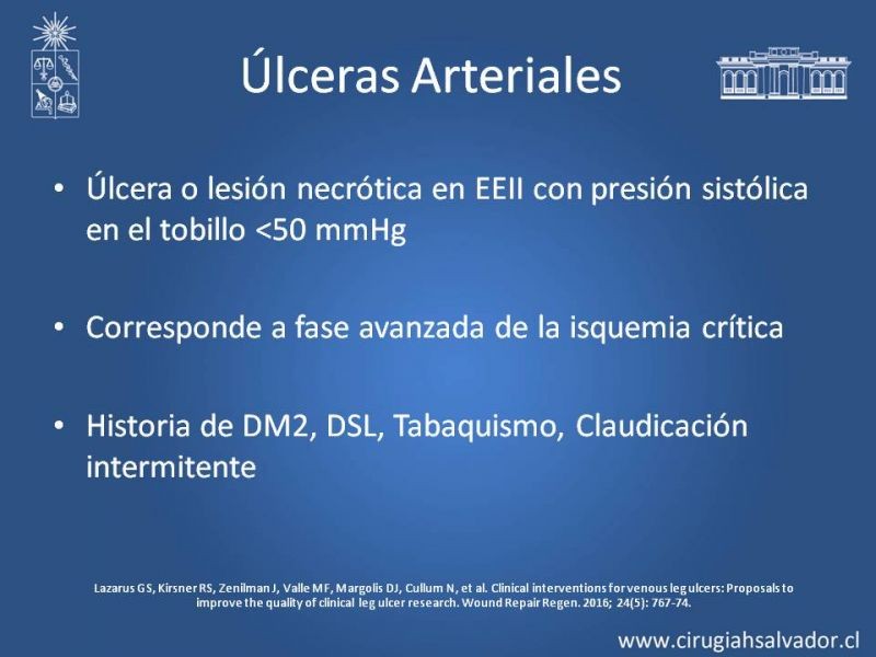 Diapositiva 17 de Úlceras de EEII: Diagnóstico diferencial y tratamiento