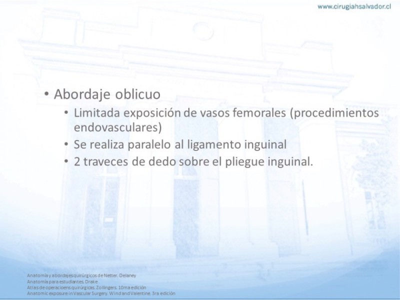 Diapositiva 7 de Anatomía quirúrgica y accesos quirúrgicos femoral y poplíteo