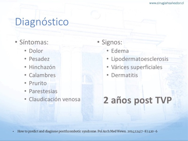 Diapositiva 3 de Síndrome Post Trombótico