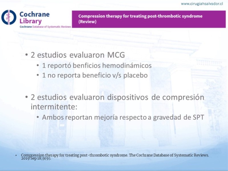 Diapositiva 18 de Síndrome Post Trombótico