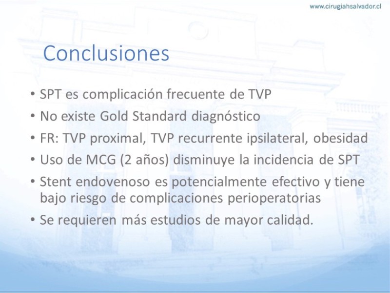 Diapositiva 24 de Síndrome Post Trombótico