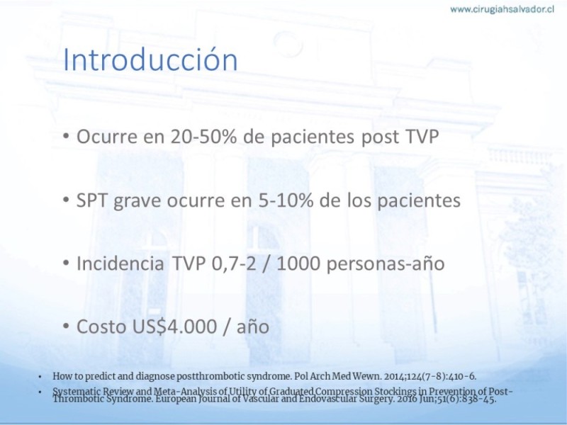 Diapositiva 1 de Síndrome Post Trombótico