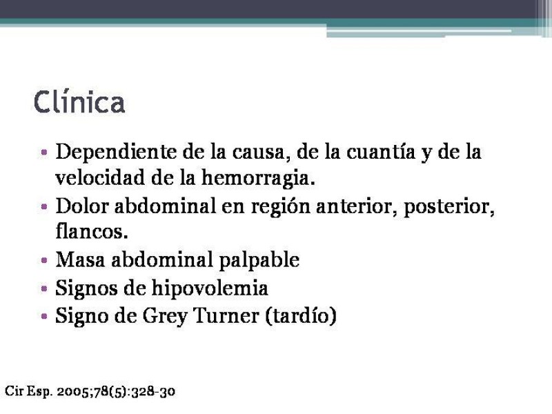 Diapositiva 5 de Hematoma Retroperitoneal
