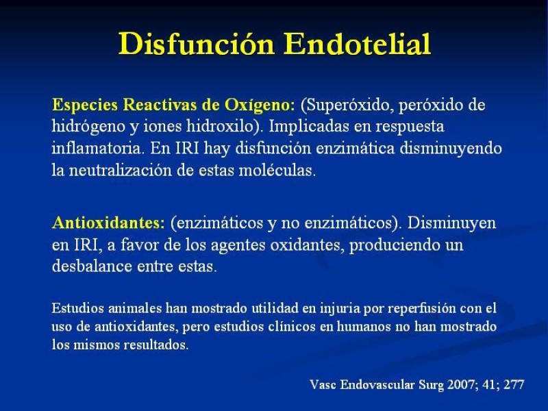 Diapositiva 12 de SD. Reperfusión