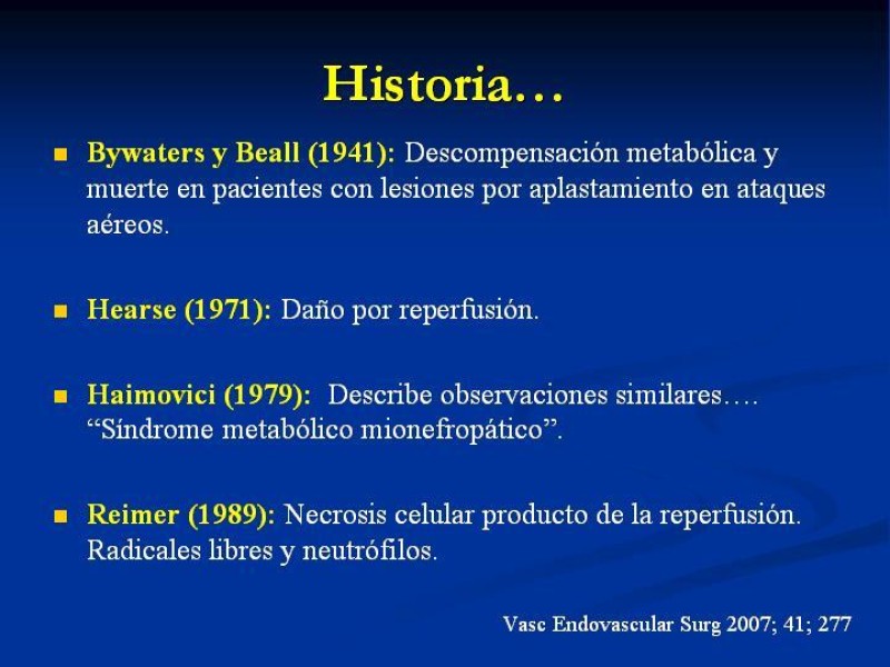 Diapositiva 2 de SD. Reperfusión