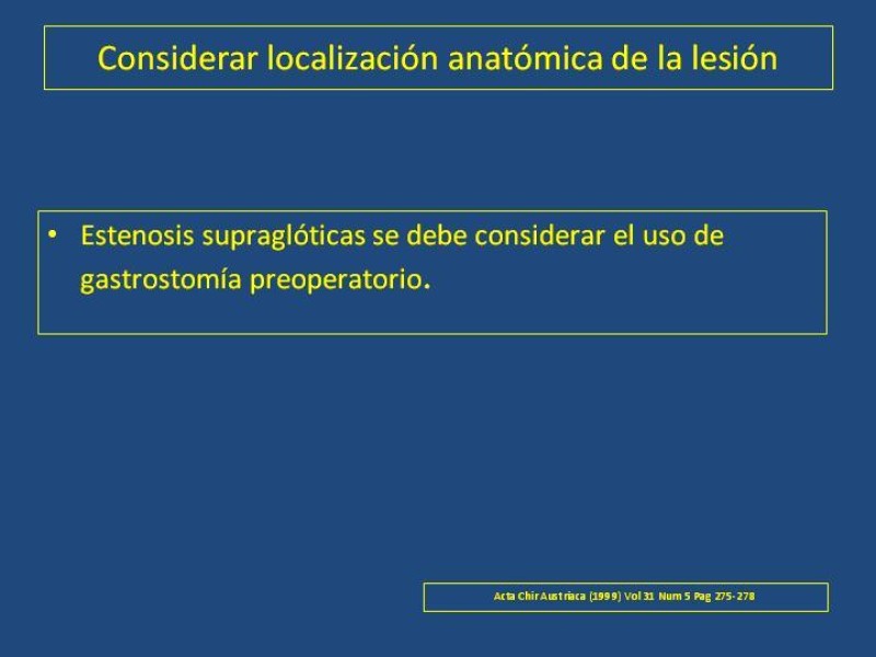 Diapositiva 29 de Estenosis laringo-traqueal pt. I