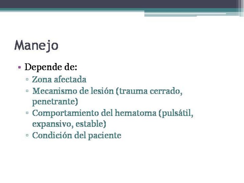 Diapositiva 8 de Hematoma Retroperitoneal