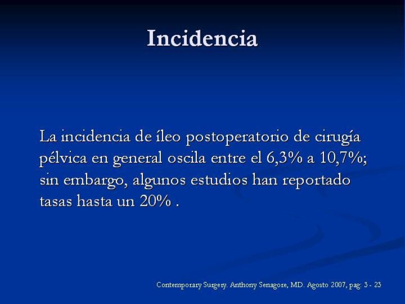 Diapositiva 11 de Ileo postoperatorio