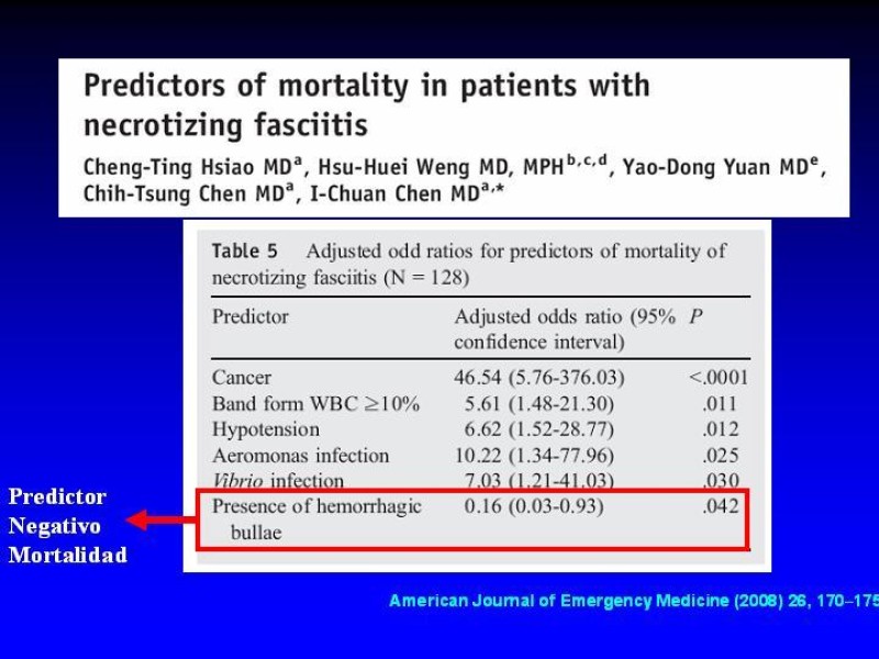 Diapositiva 11 de Infecciones Necrotizantes