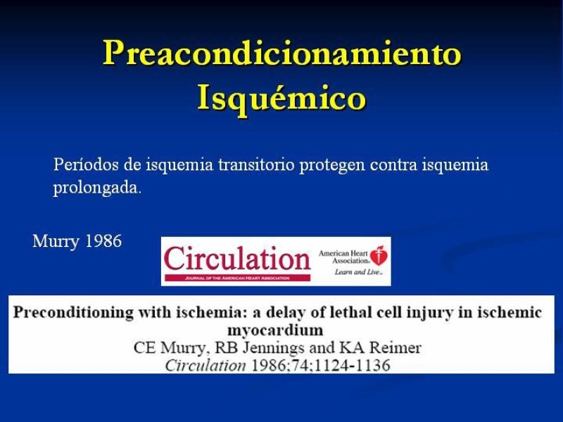 Diapositiva 20 de SD. Reperfusión