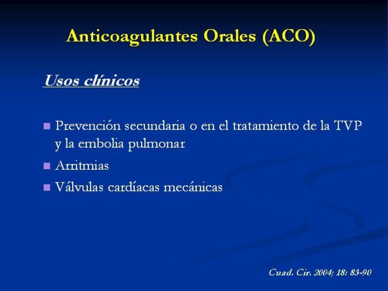 Diapositiva 32 de Anticoagulantes