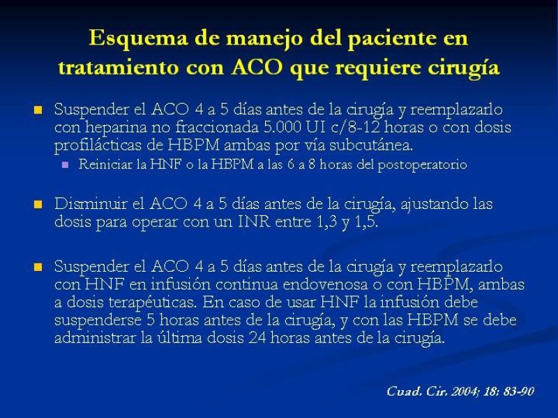 Diapositiva 33 de Anticoagulantes