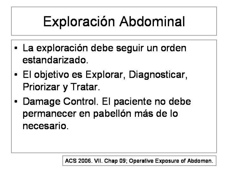 Diapositiva 2 de Maniobras Quirúrgicas de Exposición Abdominal