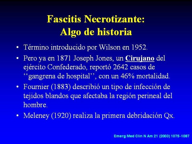 Diapositiva 4 de Infecciones Necrotizantes