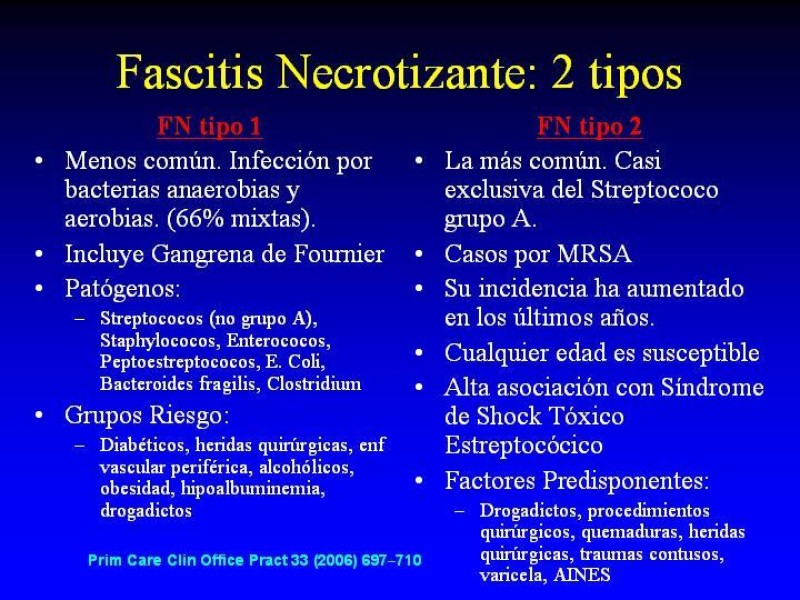 Diapositiva 5 de Infecciones Necrotizantes