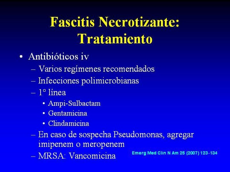 Diapositiva 14 de Infecciones Necrotizantes